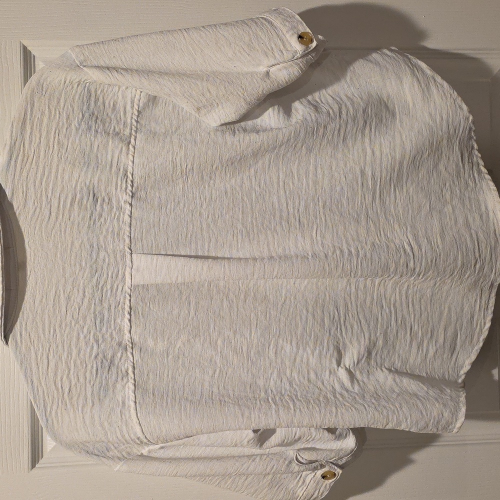 White Button-Up Shirt - Picture 2 of 5